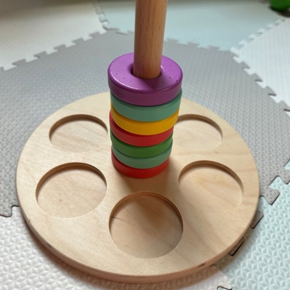Lovevery wood stacking toy